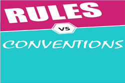 Rules vs conventions