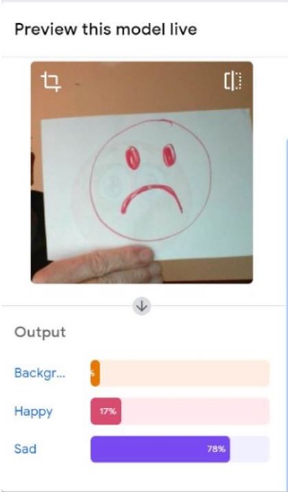 The view includes the background and a smaller view of the emoji.