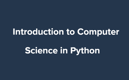 Intro To Computer Science In Python Thumbnail