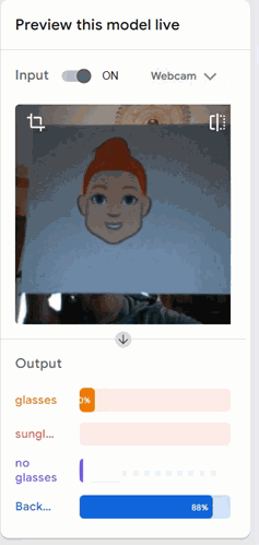 gif glasses ai image recognition