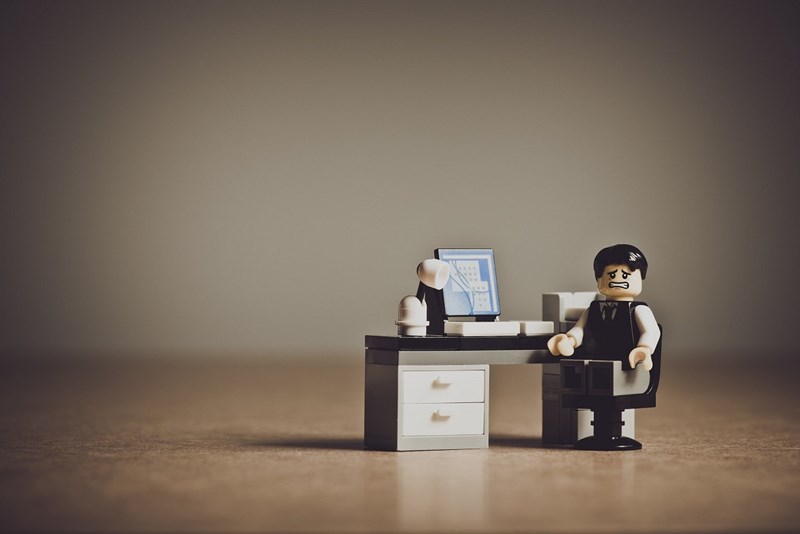 Lesson 4 Flipping images: LEGO man at desk