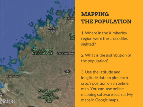 Saltwater Crocs Mapping the population