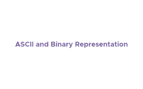 Ascii And Binary Representation Thumbnail