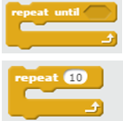 Examples of repeat blocks in Scratch