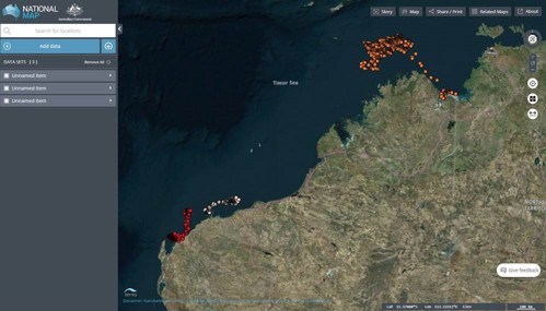 Tracking Turtle Movements National Maps Example