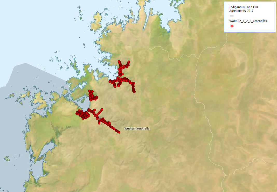 Indigenous Land Use Agreements 2017 Map