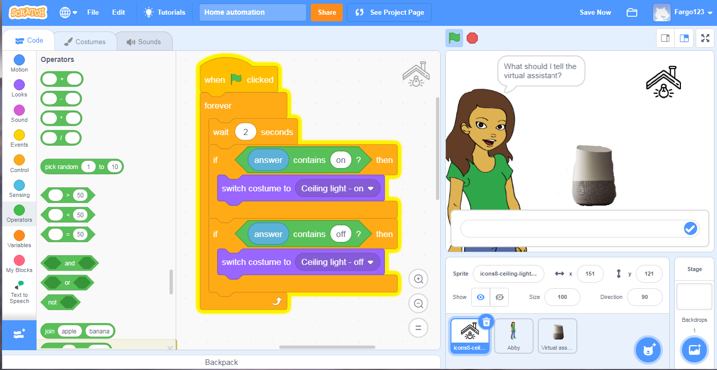 Scratch example block examples