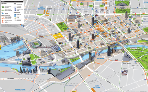 Travelsmart Map Melbourne Thumbnail