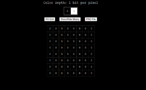 Pixel Art To Binary 1 Bit Thumbnail