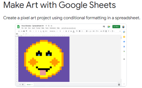 Make Art With Google Sheet Thumbnail