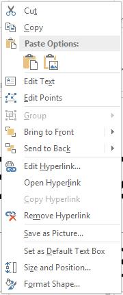 Making Maths Quizzes edit menu