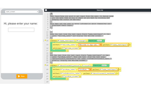 Text Input Area Demo Thumbnail