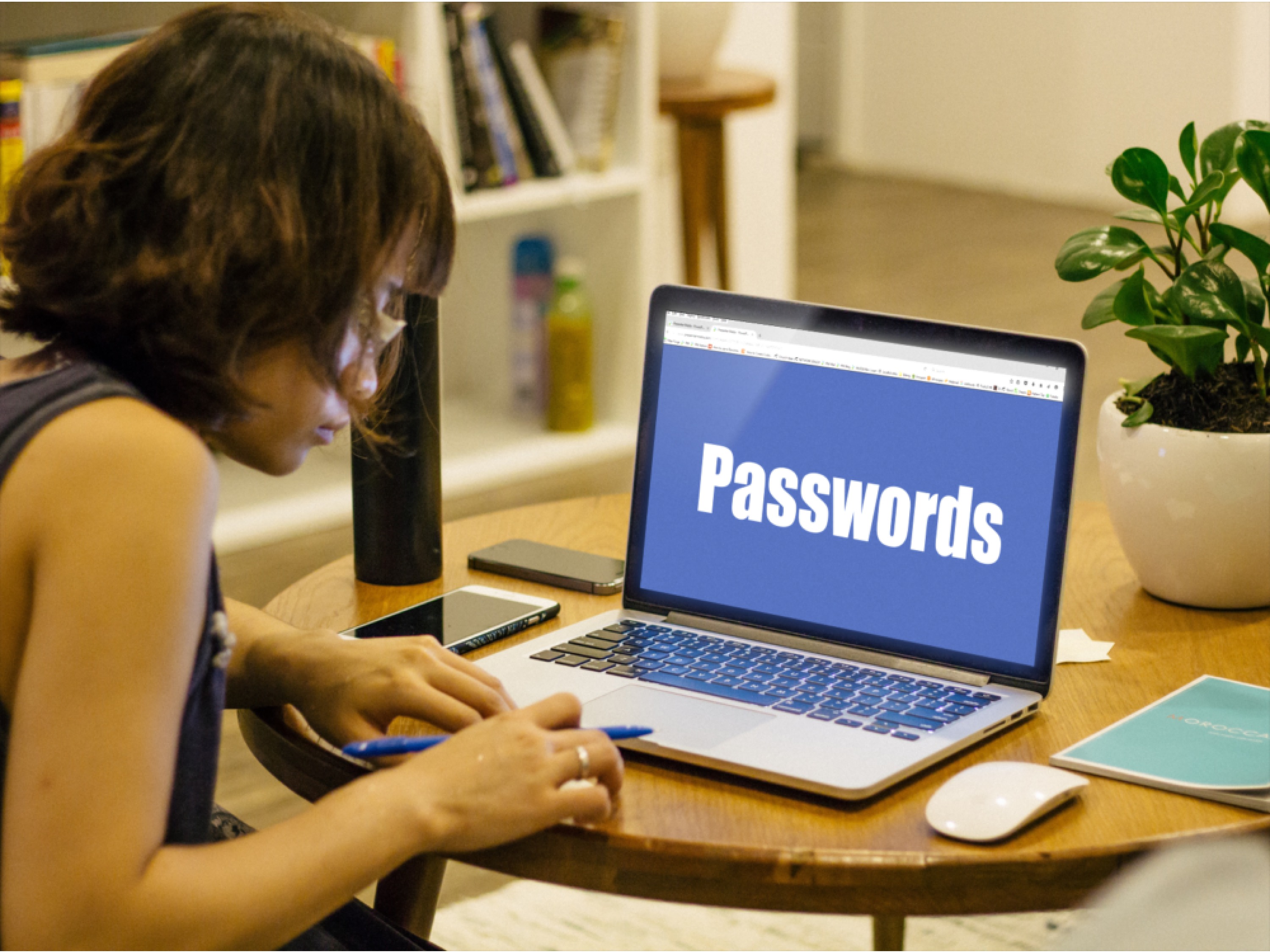 Image of student with laptop