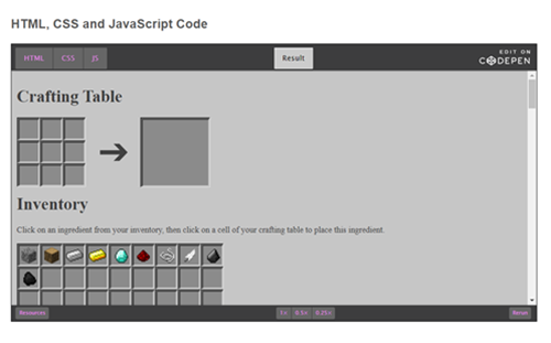 Minecraft Crafting Table Thumbnail